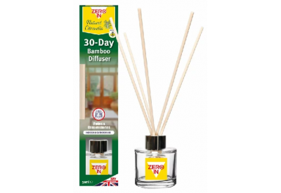 Zero In Bee Safe Natural Citronella 30-Day Bamboo Diffuser 50ml